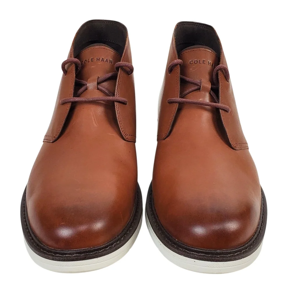 New Cole Haan grand 360 go to lace leather chukka boots woodbury preppy academia